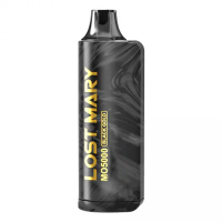 (М) Одноразовая электронная сигарета Lost Mary MO 5000 Golden Black - Strawberry Passion Fruit