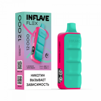 (М) Одноразовая электронная сигарета Inflave Flex 12000 - Арбуз Вишня
